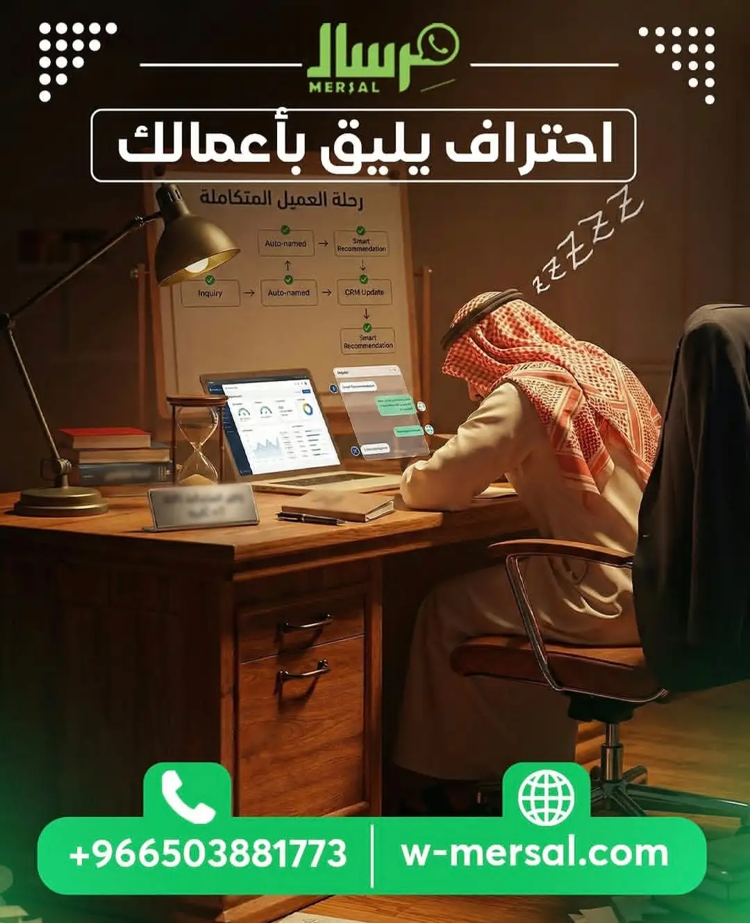 احتراف يليق بأعمالك: كيف تدير مِرسال دورة حياة عميلك بذكاء بينما تأخذ قسطاً من الراحة؟